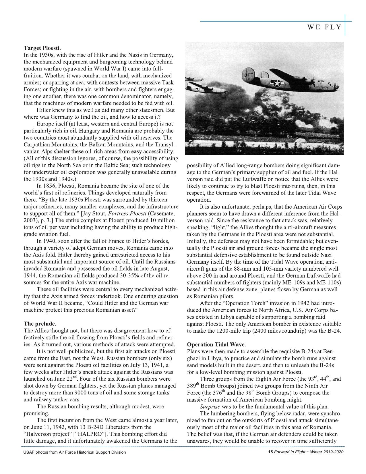 Forward in Flight - Winter 2019 -  Page17
