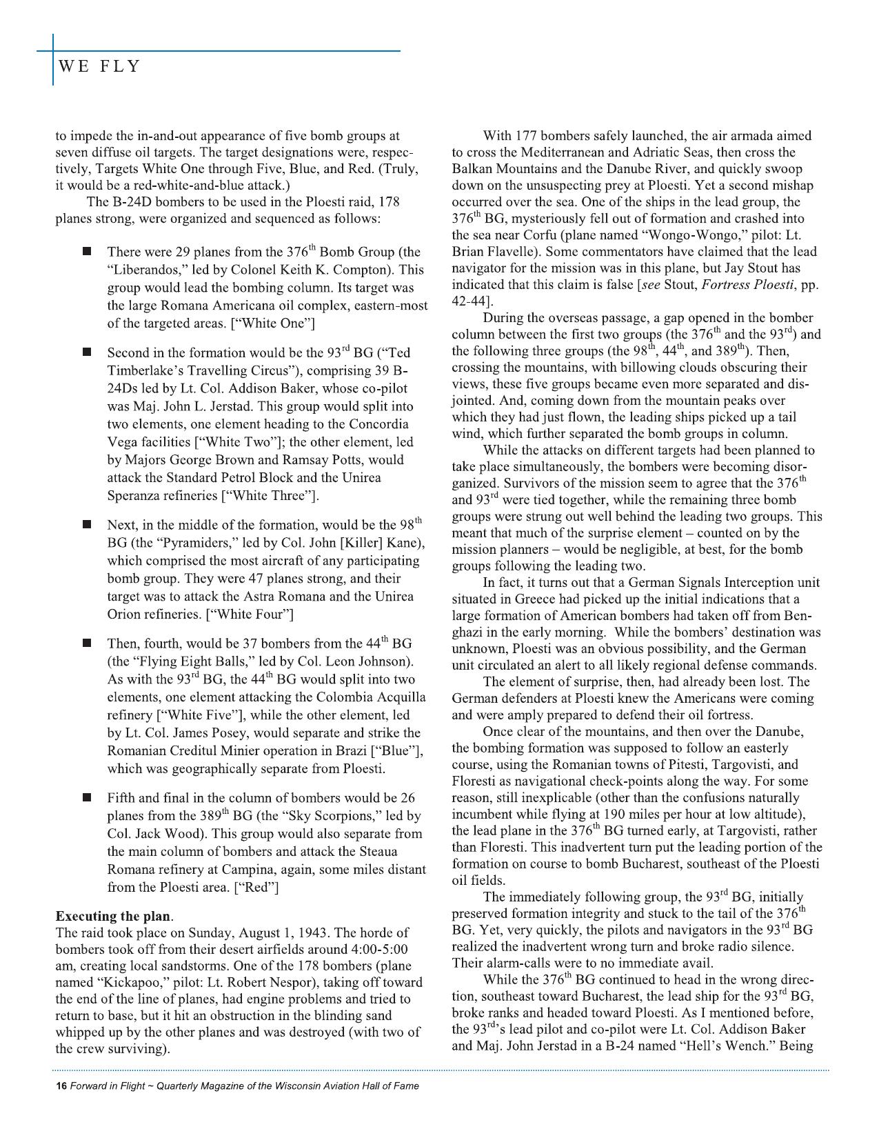 Forward in Flight - Winter 2019 -  Page18