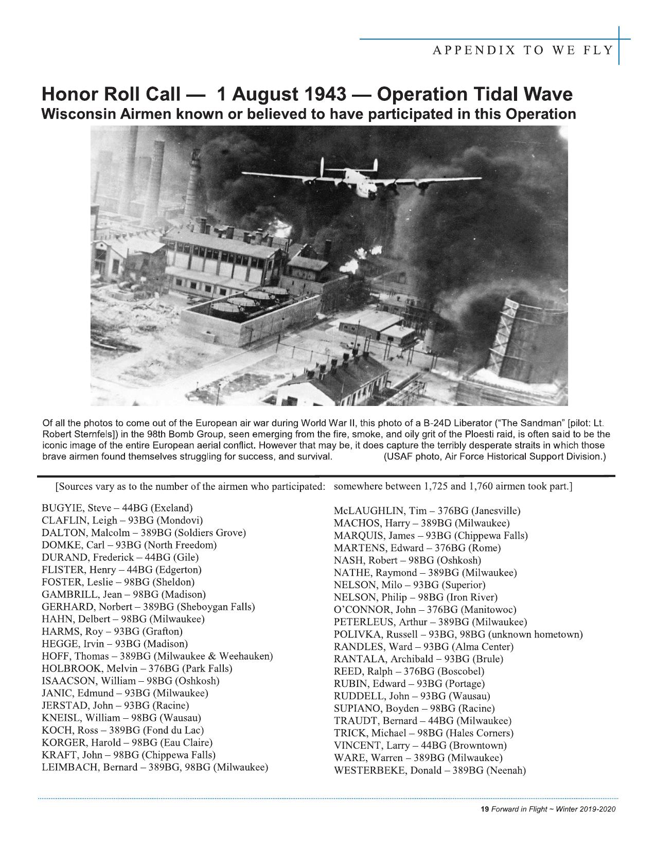 Forward in Flight - Winter 2019 -  Page21