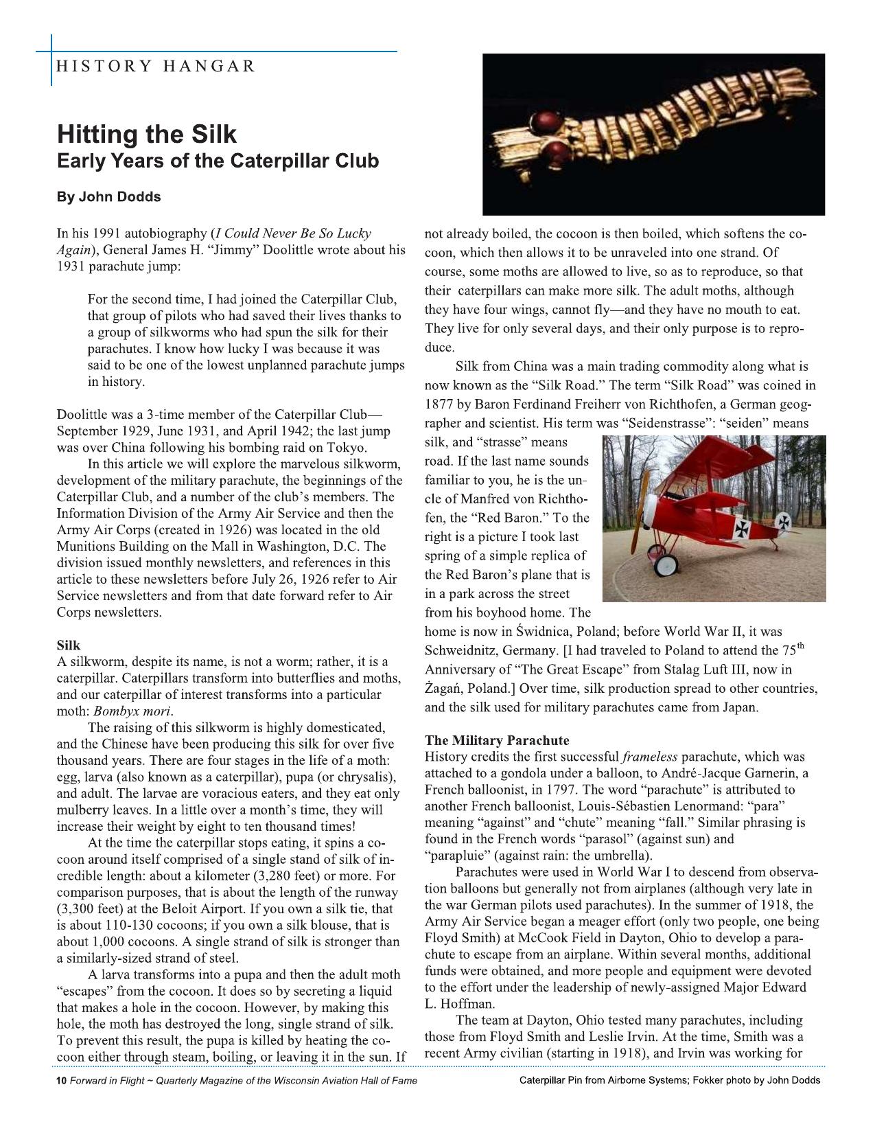 Forward in Flight - Spring 2020 -  Page12