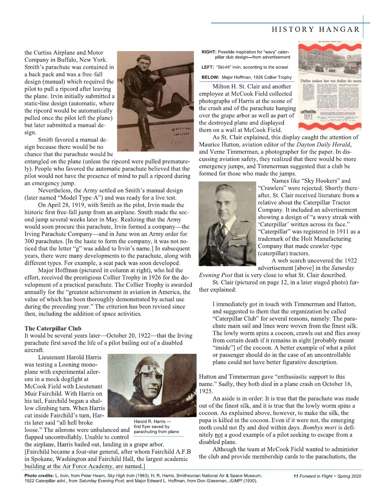 Forward in Flight - Spring 2020 -  Page13