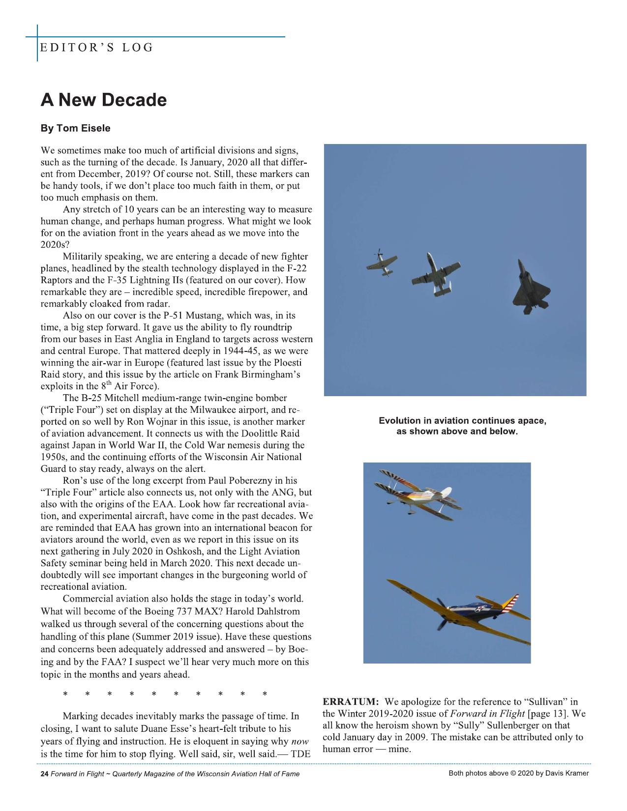 Forward in Flight - Spring 2020 -  Page26