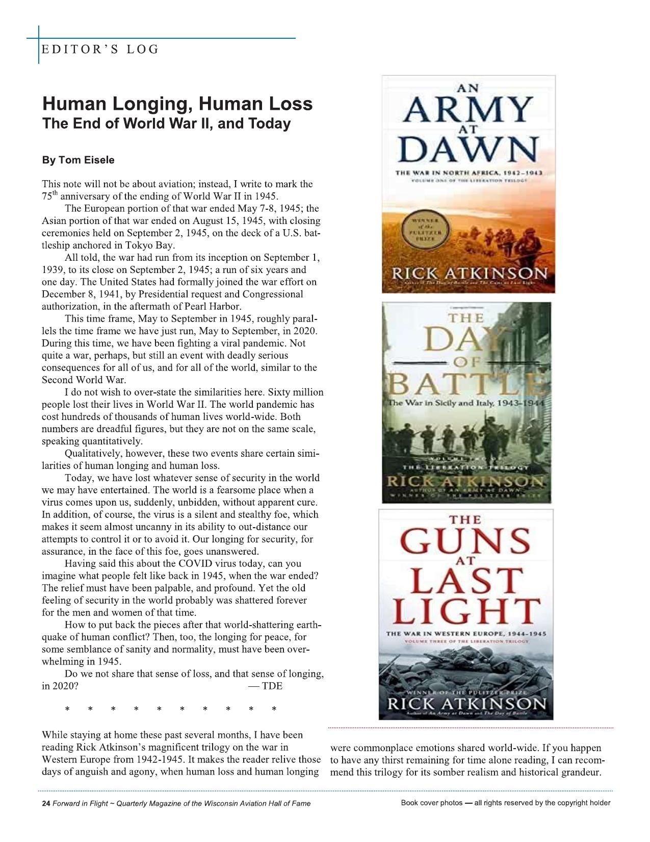 Forward in Flight - Fall 2020 -  Page26