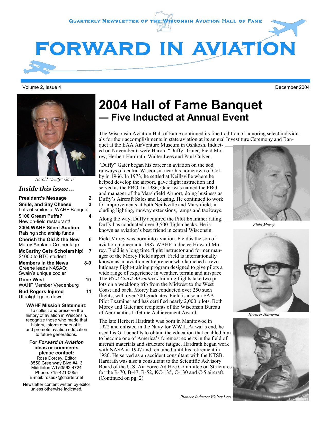 Forward in Aviation - December 2004 -  Page1