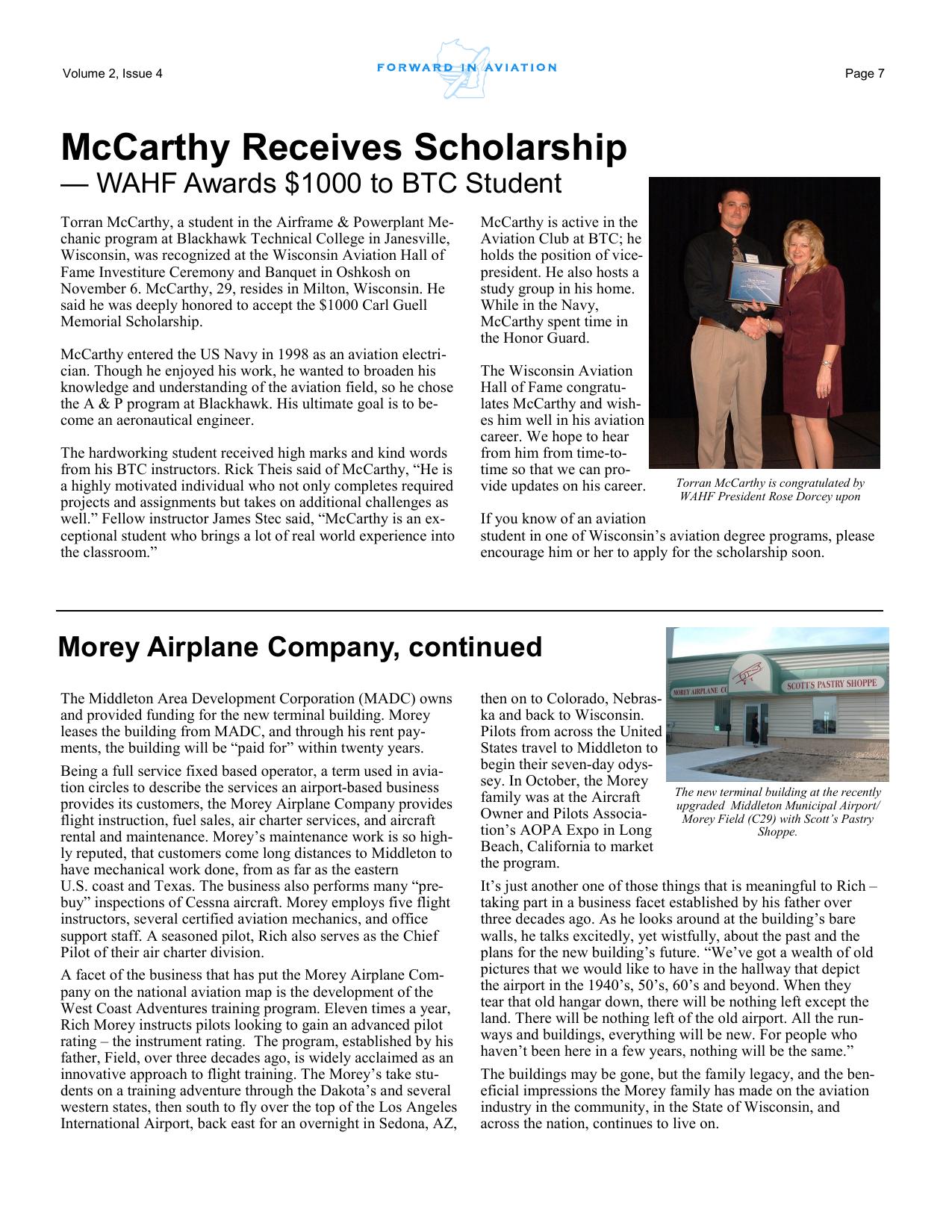 Forward in Aviation - December 2004 -  Page7