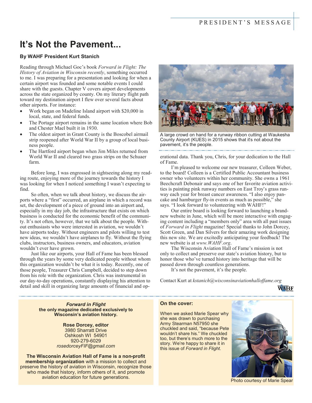 Forward in Flight - Summer 2023 -  Page3