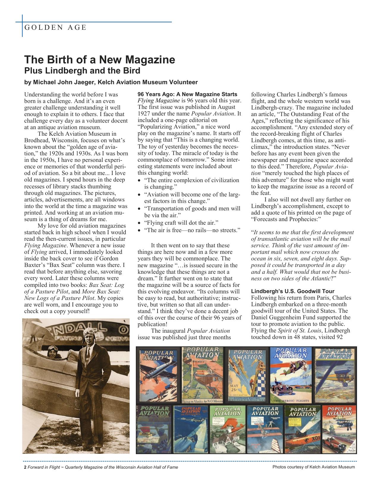 Forward in Flight - Summer 2023 -  Page4