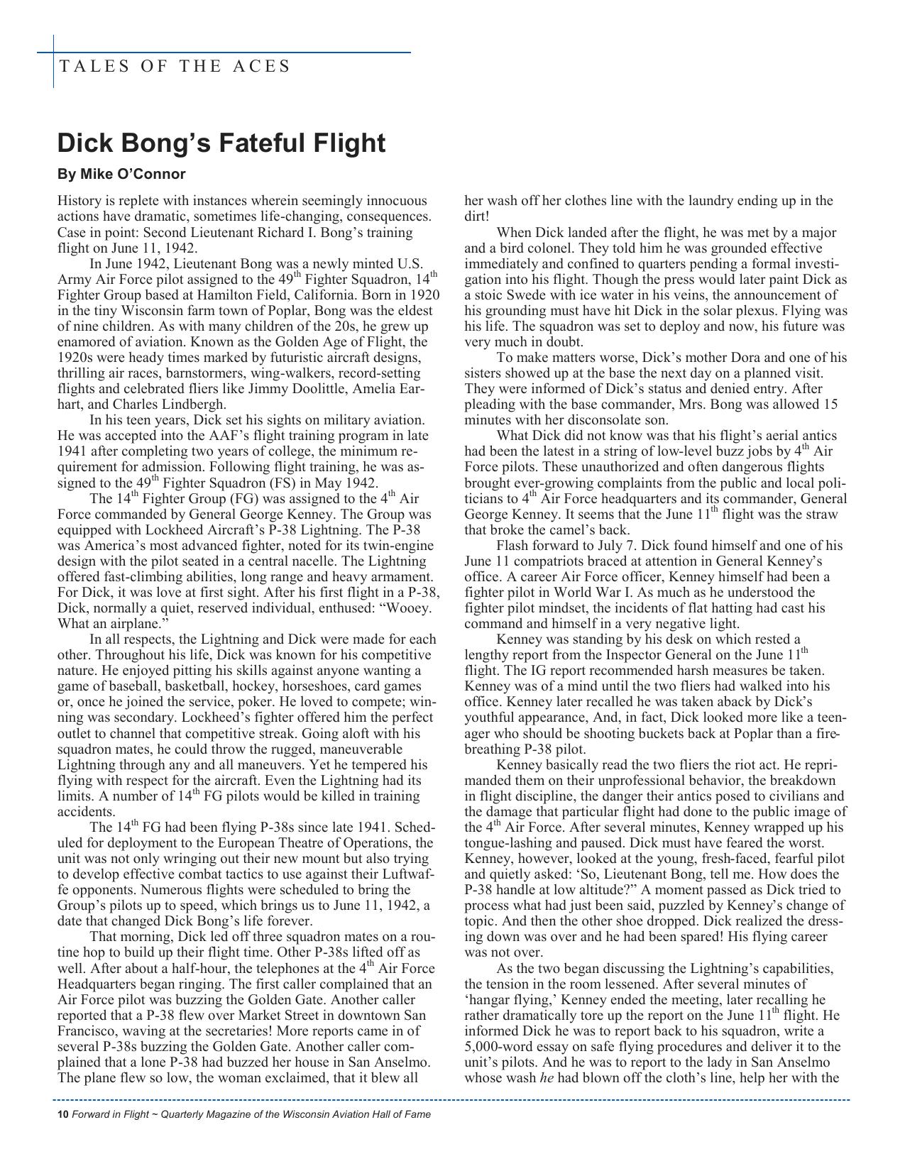 Forward in Flight - Summer 2023 -  Page12