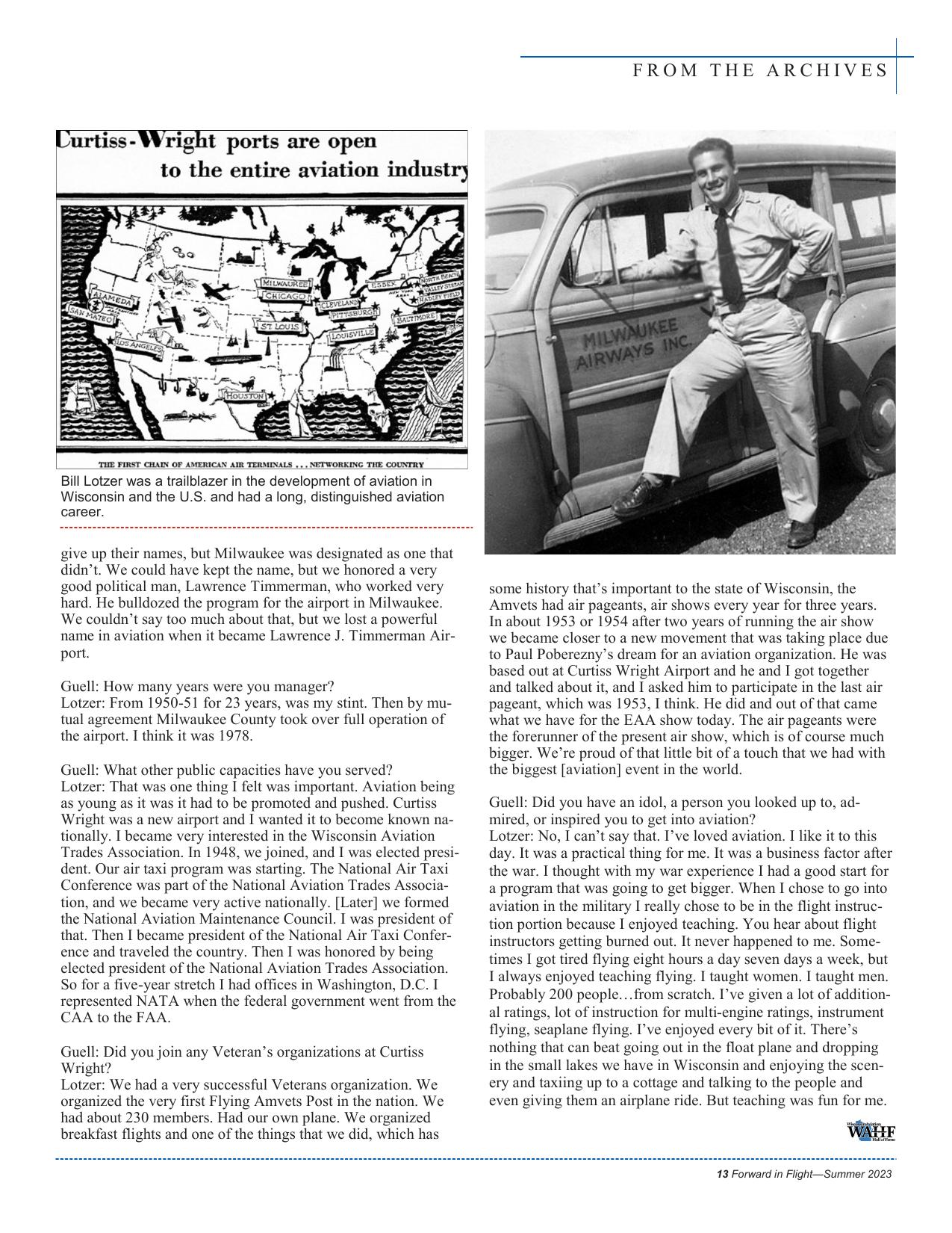 Forward in Flight - Summer 2023 -  Page15