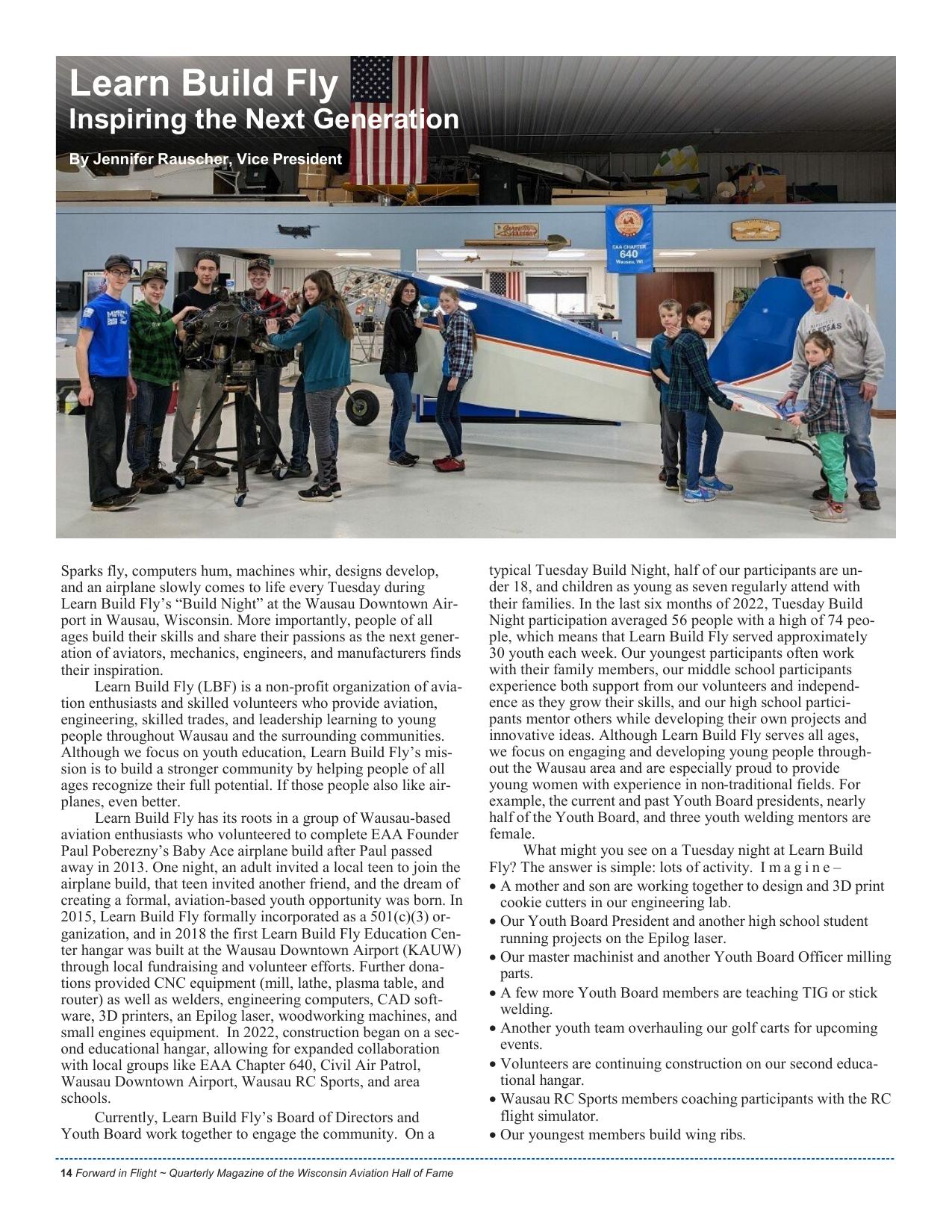 Forward in Flight - Summer 2023 -  Page16