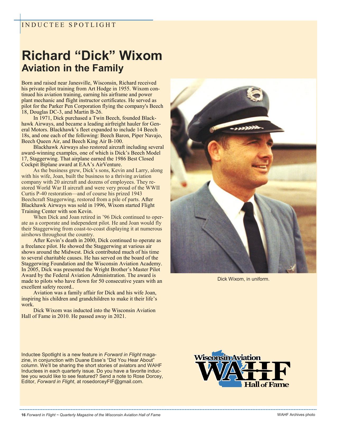 Forward in Flight - Summer 2023 -  Page18