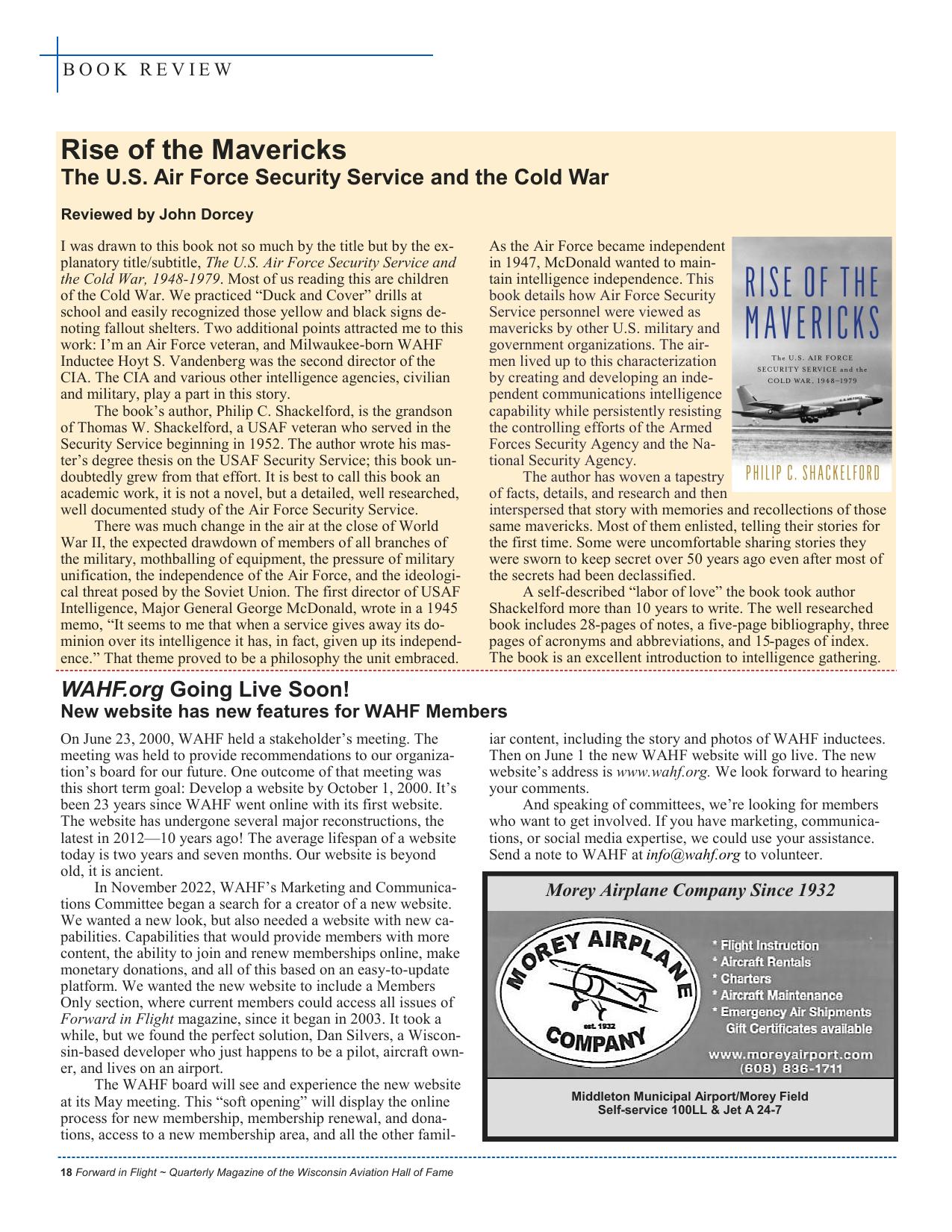 Forward in Flight - Summer 2023 -  Page20