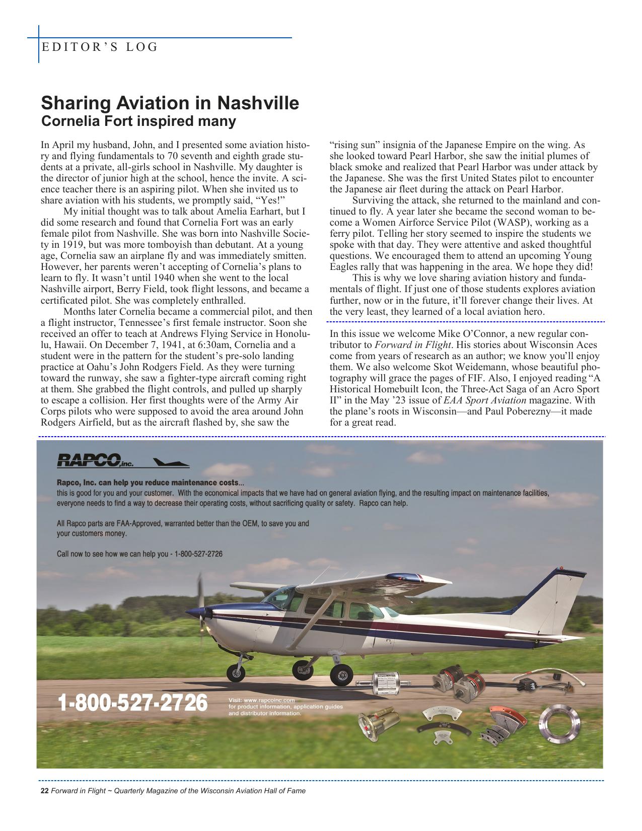 Forward in Flight - Summer 2023 -  Page24