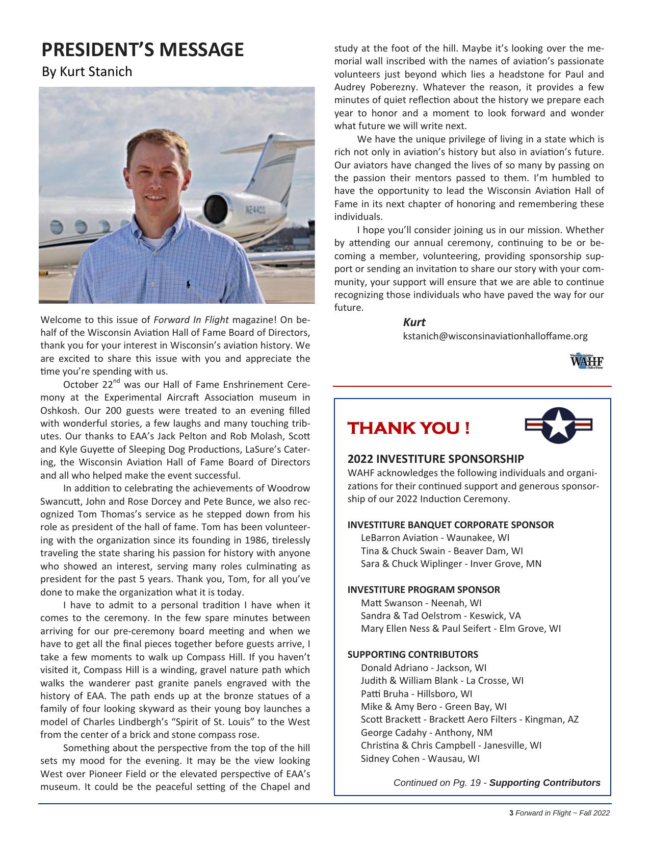 Forward in Flight - Fall 2023 -  Page3