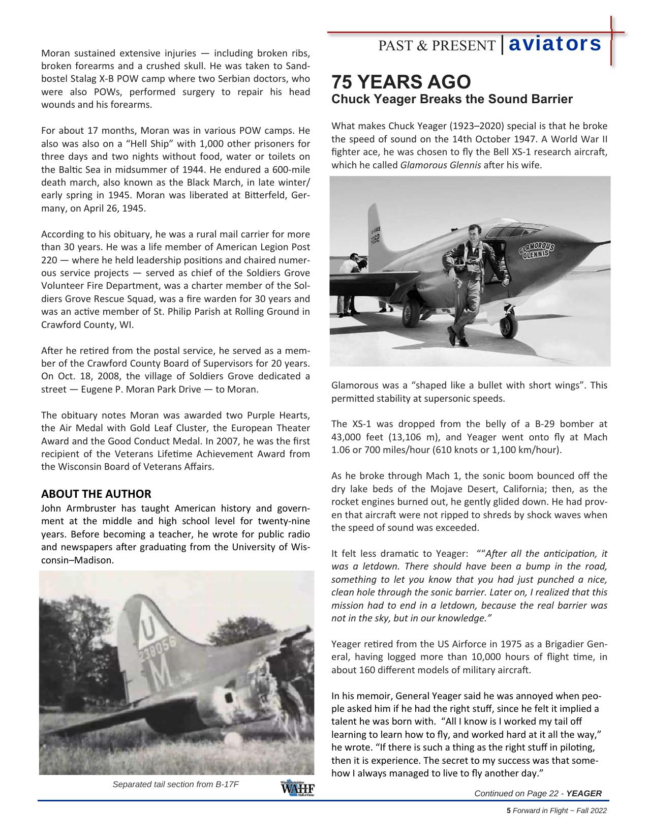 Forward in Flight - Fall 2023 -  Page5