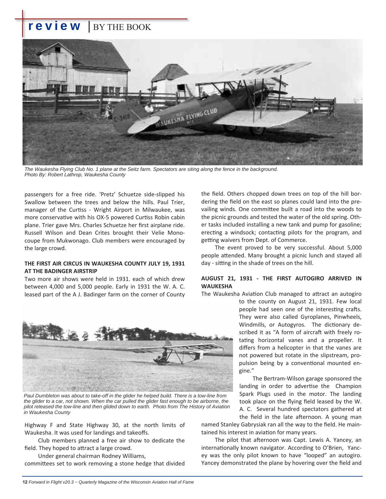 Forward in Flight - Fall 2023 -  Page12