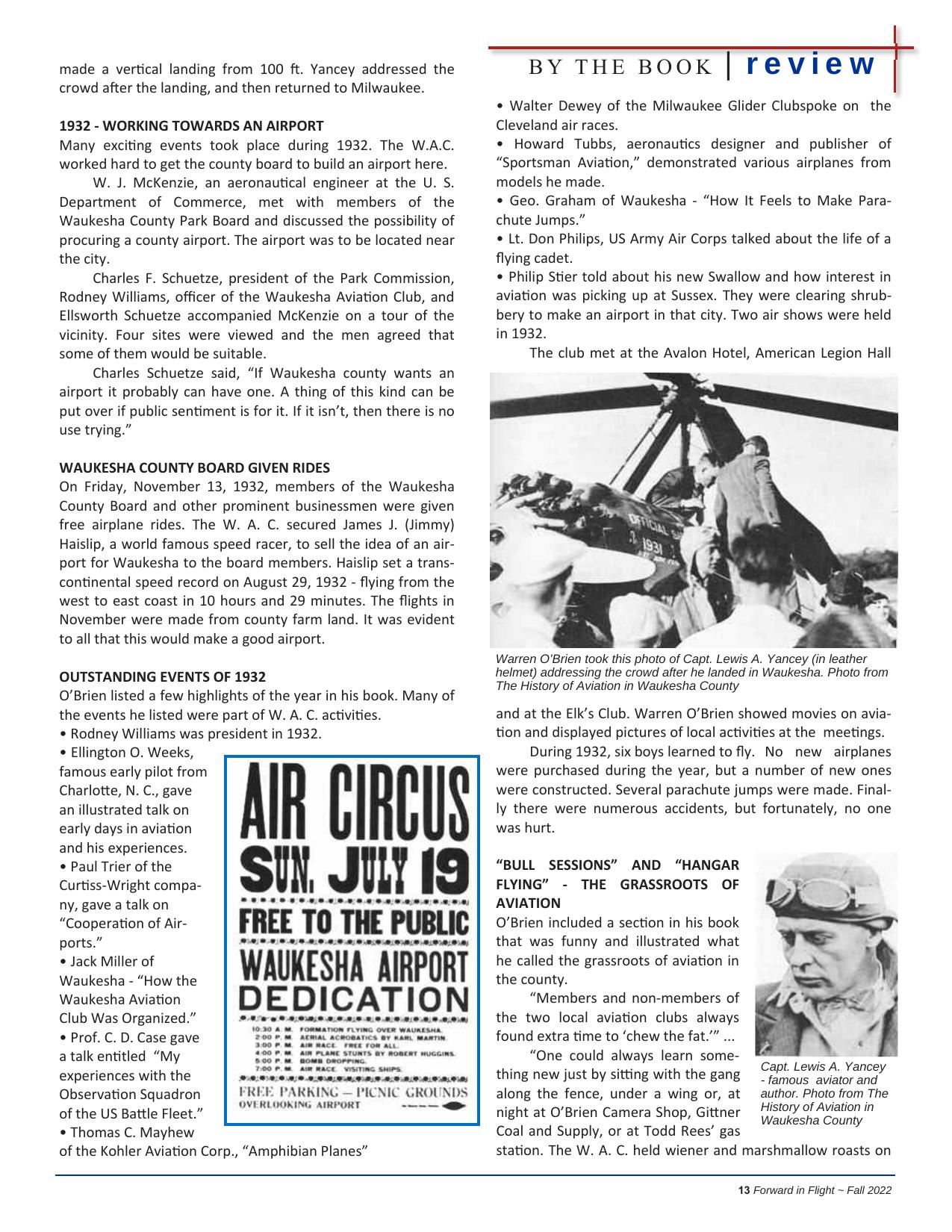 Forward in Flight - Fall 2023 -  Page13