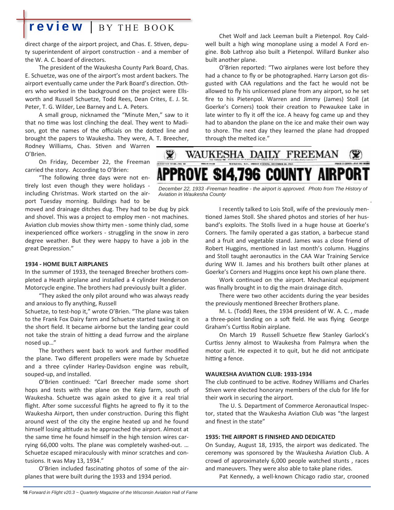 Forward in Flight - Fall 2023 -  Page16