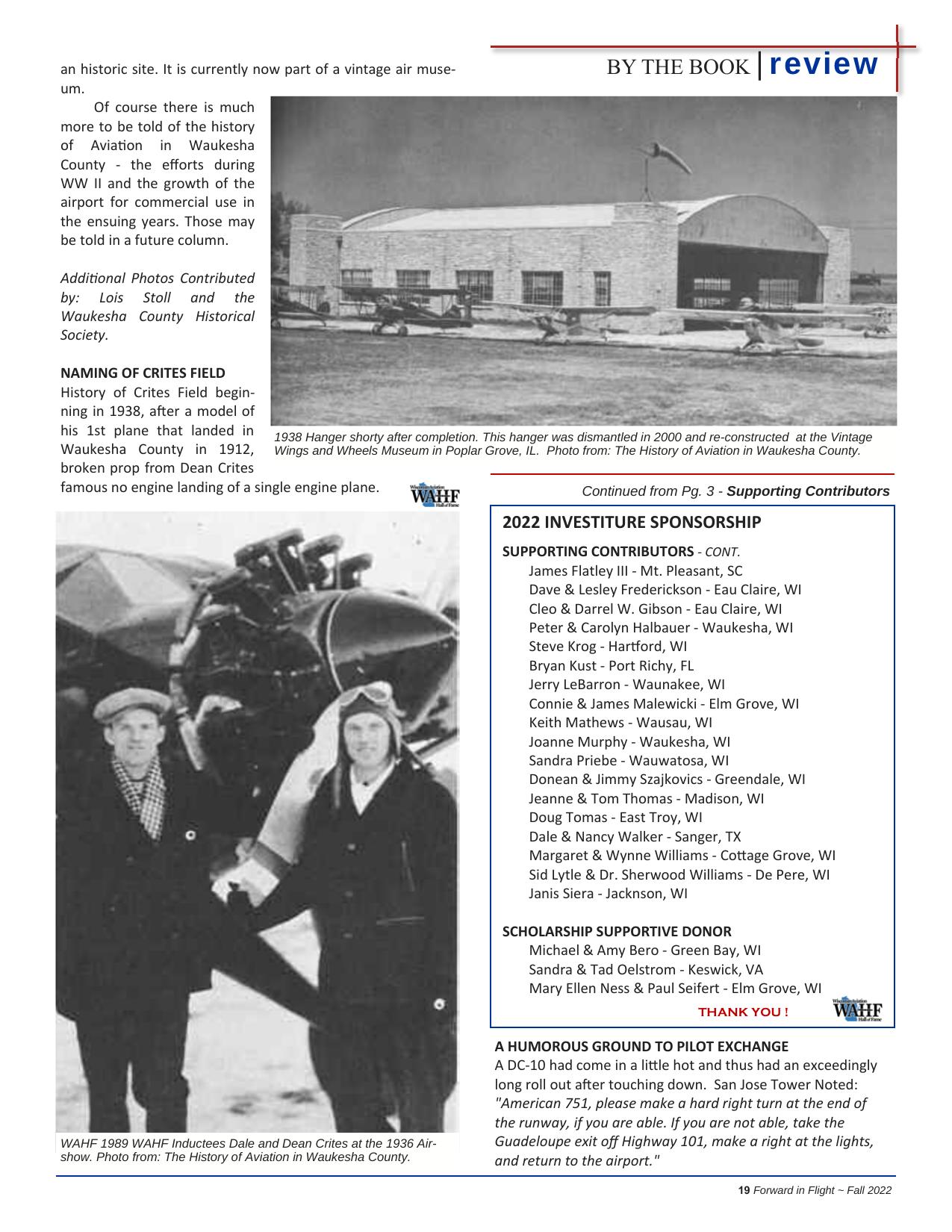 Forward in Flight - Fall 2023 -  Page19