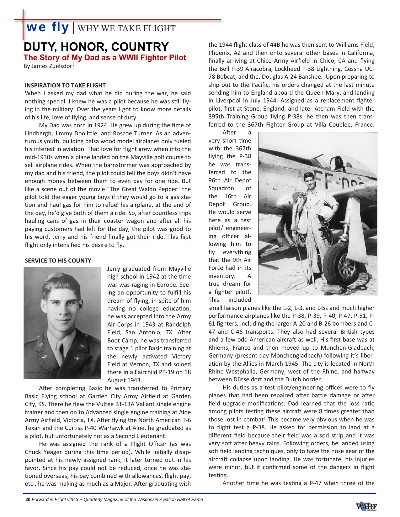 Forward in Flight - Fall 2023 -  Page20