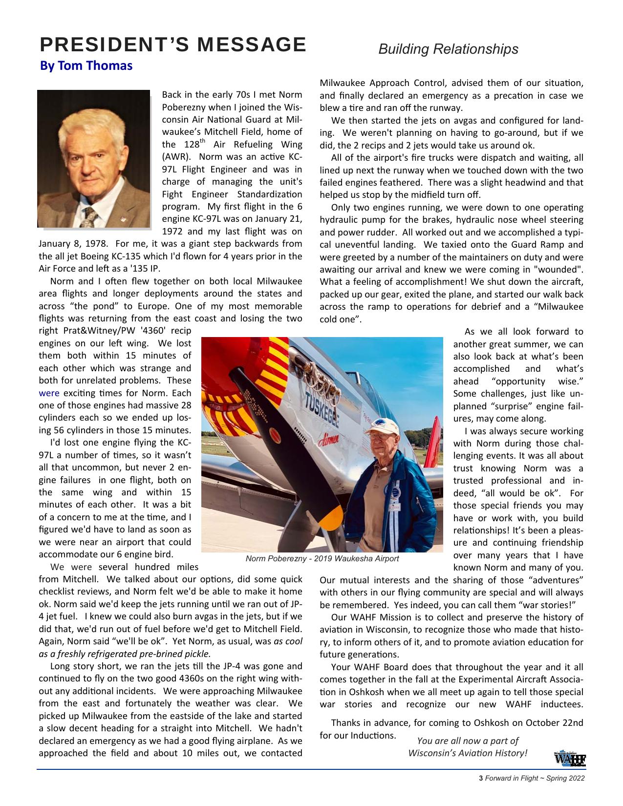 Forward in Flight - Spring 2022 -  Page3