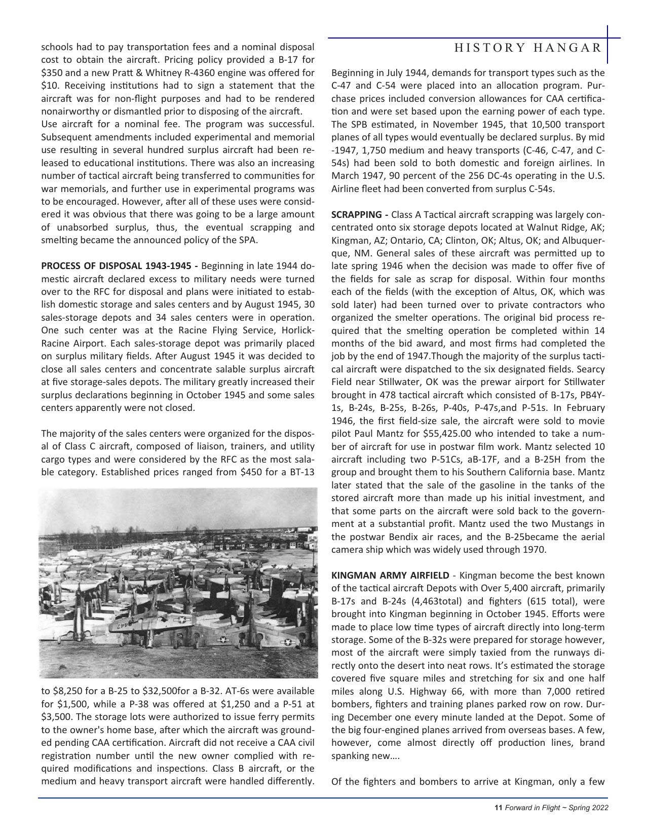 Forward in Flight - Spring 2022 -  Page11