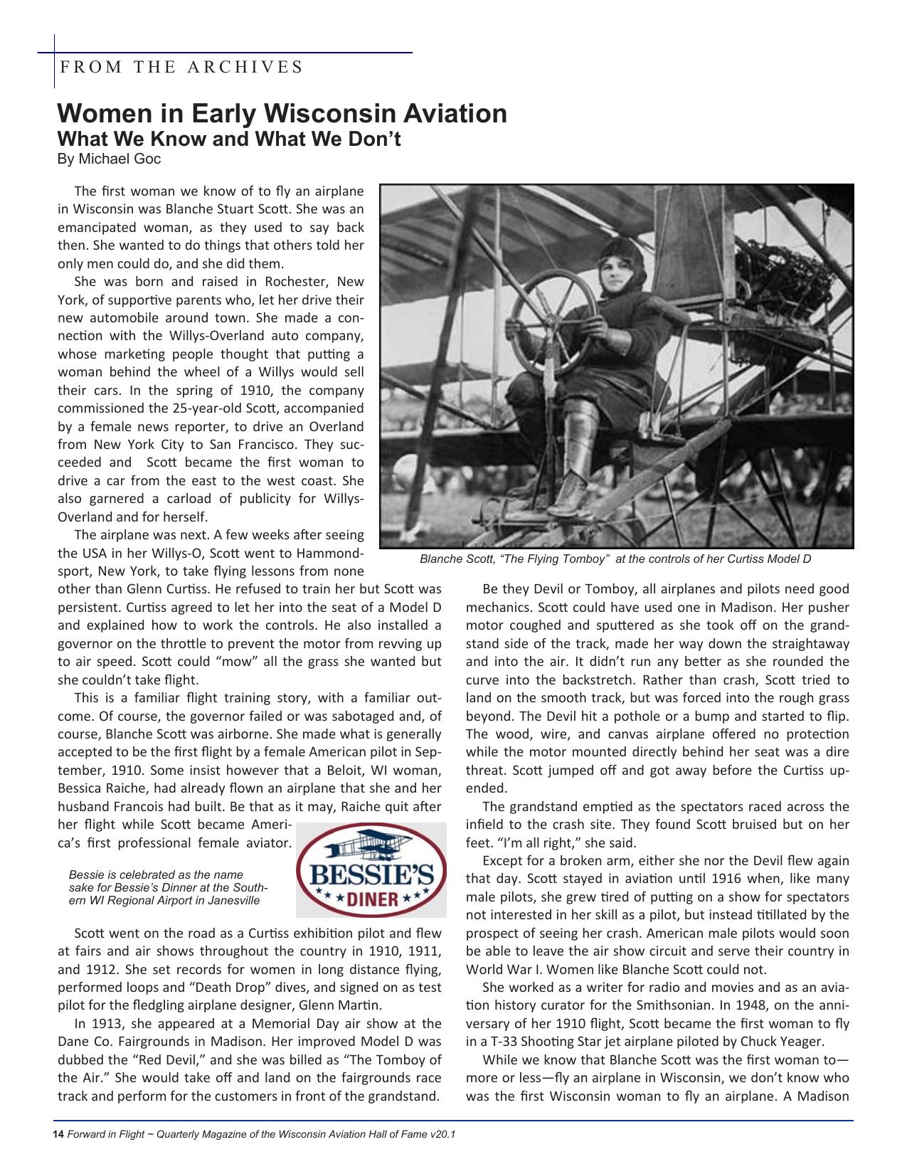 Forward in Flight - Spring 2022 -  Page14