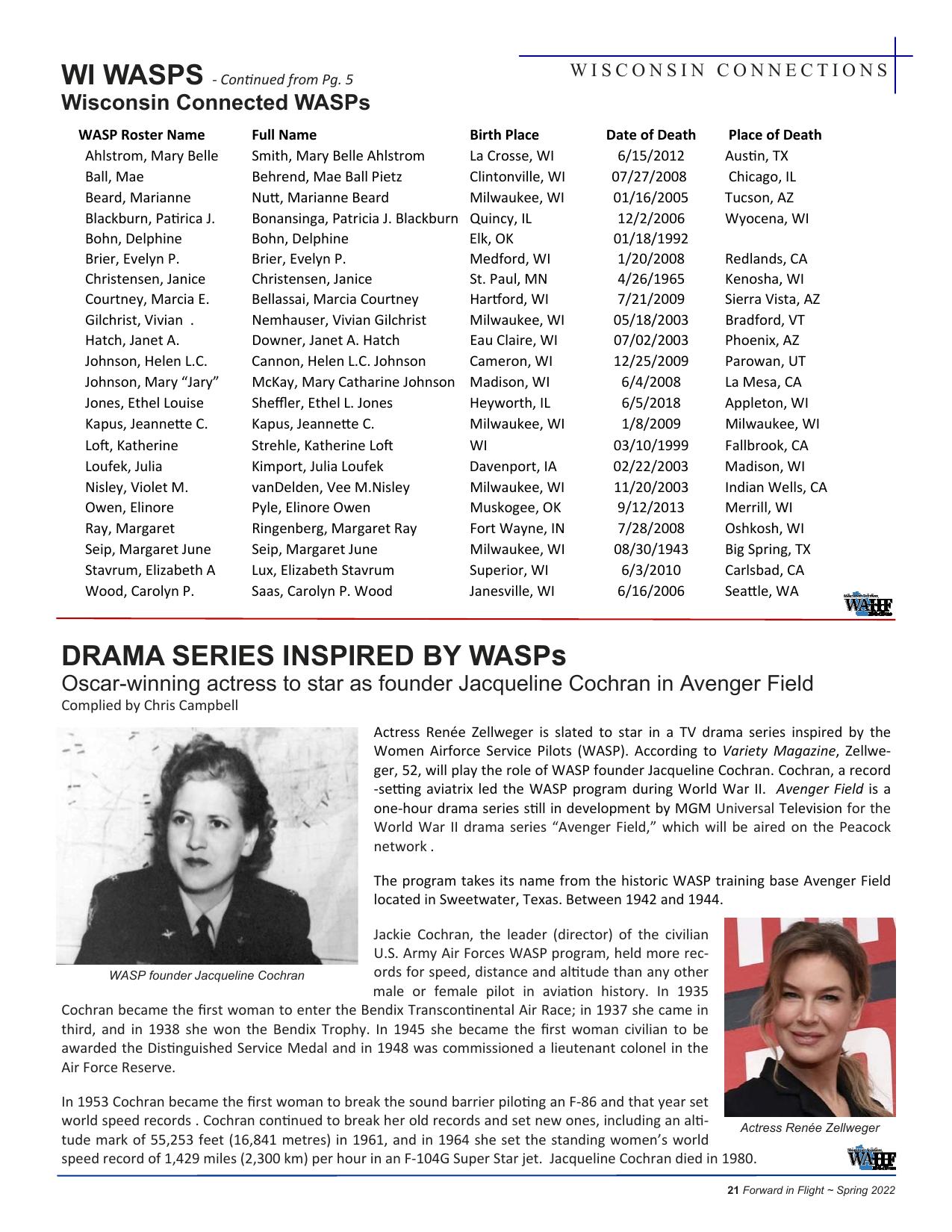 Forward in Flight - Spring 2022 -  Page21