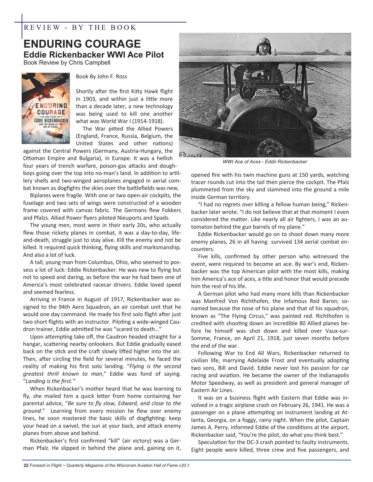 Forward in Flight - Spring 2022 -  Page22