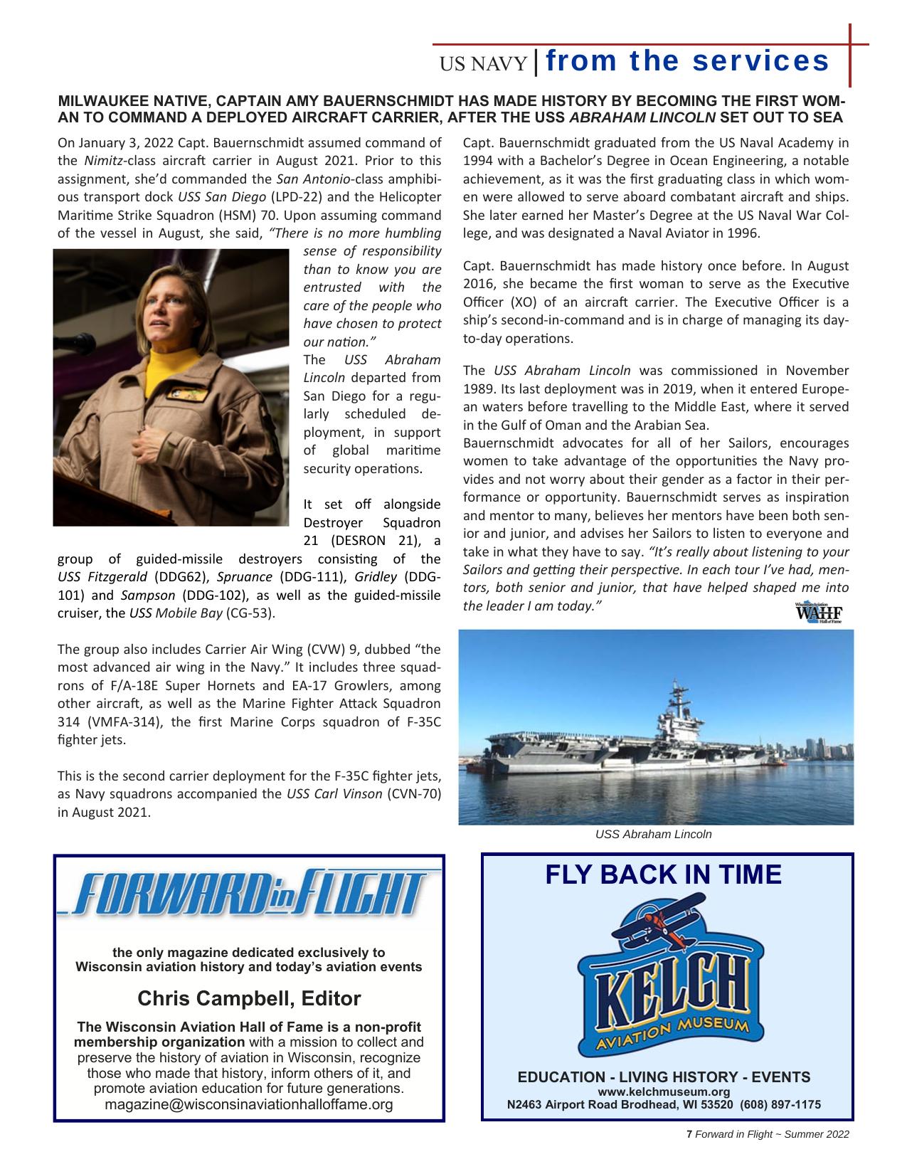 Forward in Flight - Summer 2022 -  Page7