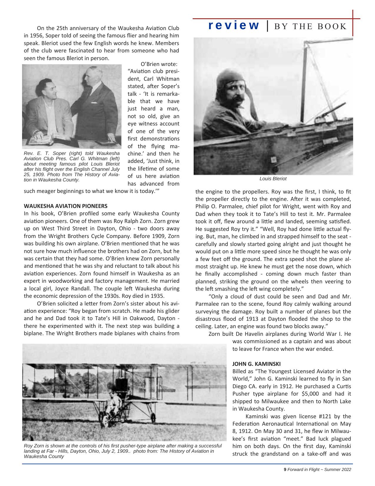 Forward in Flight - Summer 2022 -  Page9