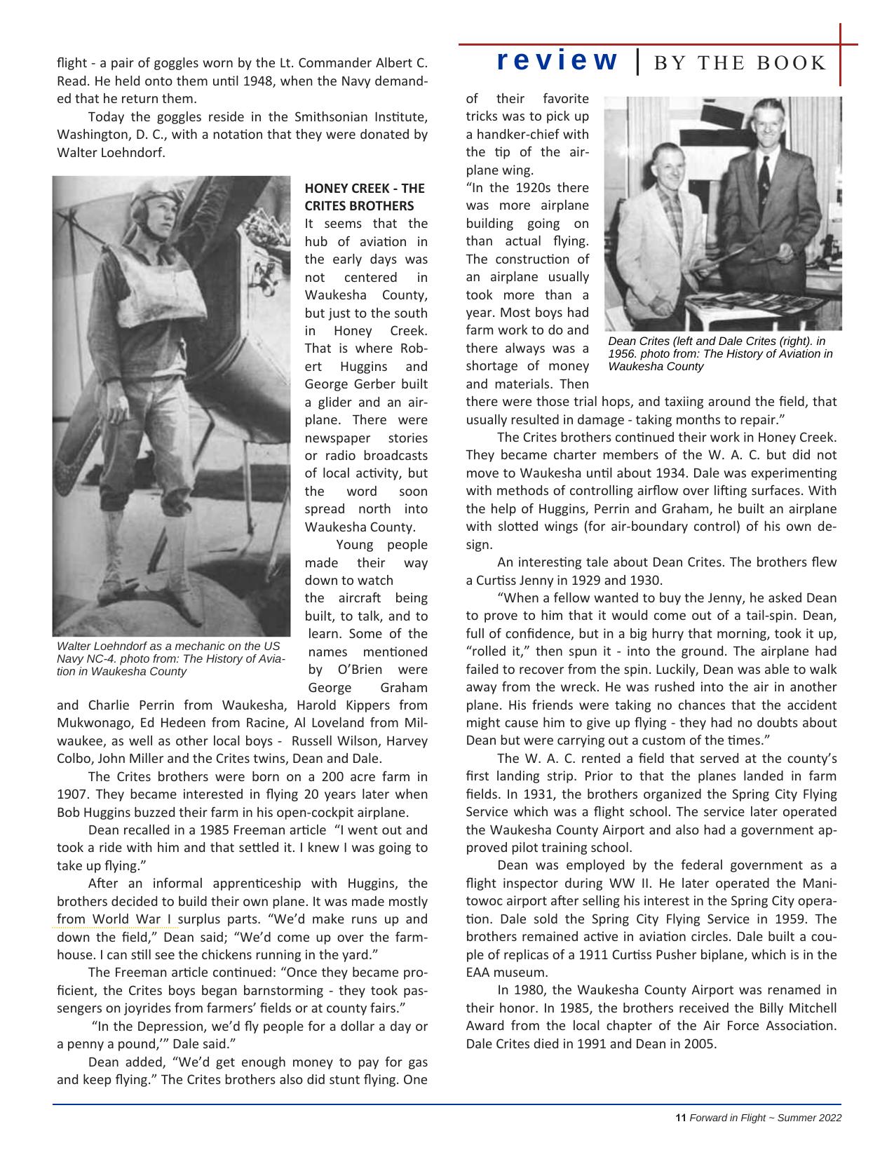 Forward in Flight - Summer 2022 -  Page11