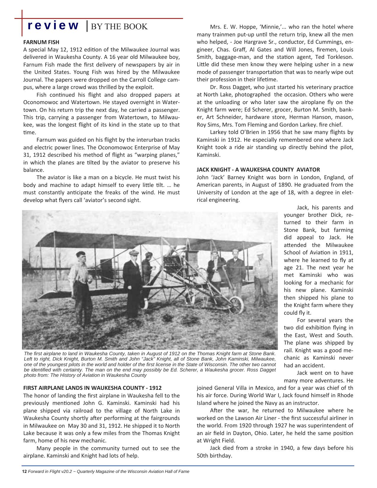 Forward in Flight - Summer 2022 -  Page12