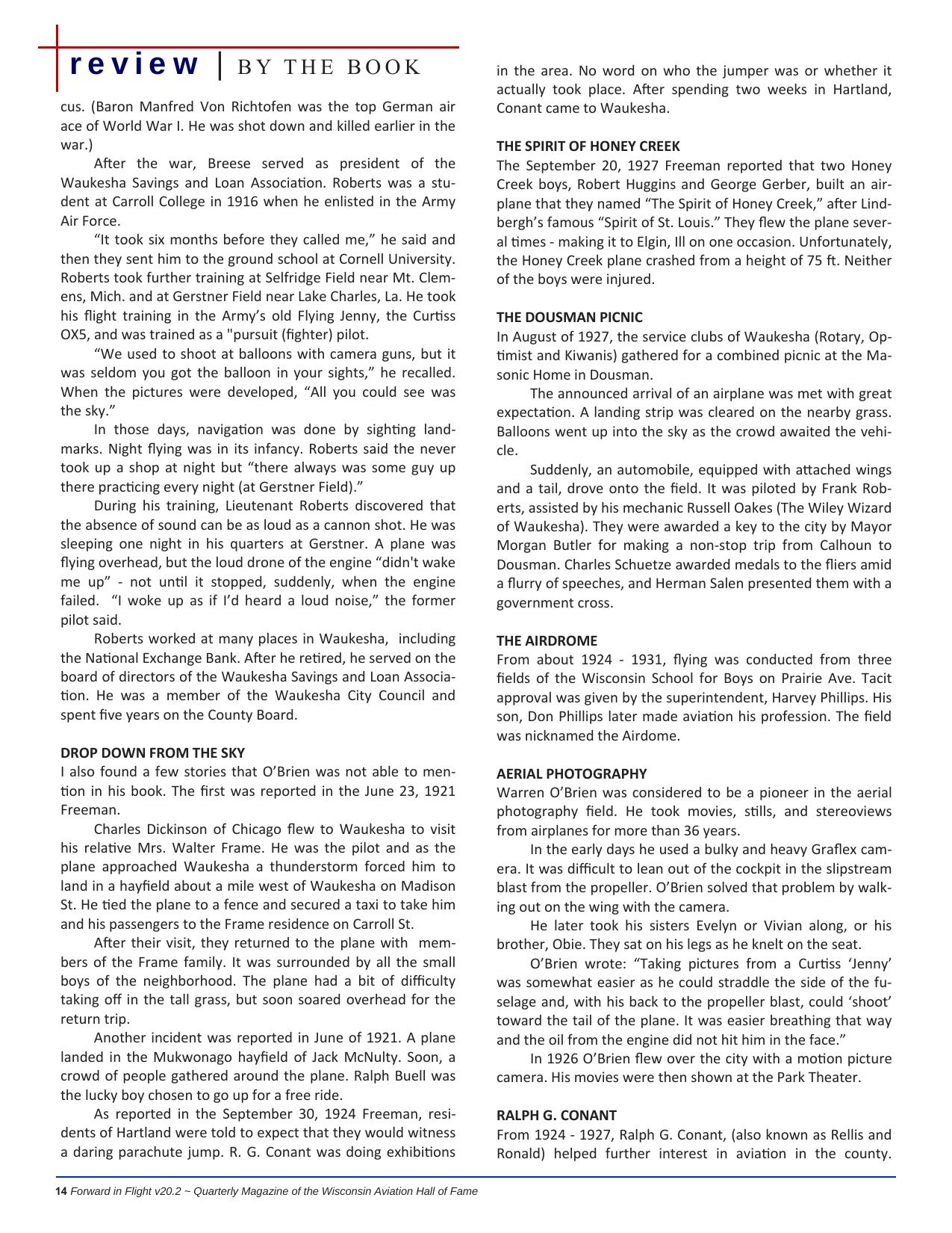 Forward in Flight - Summer 2022 -  Page14