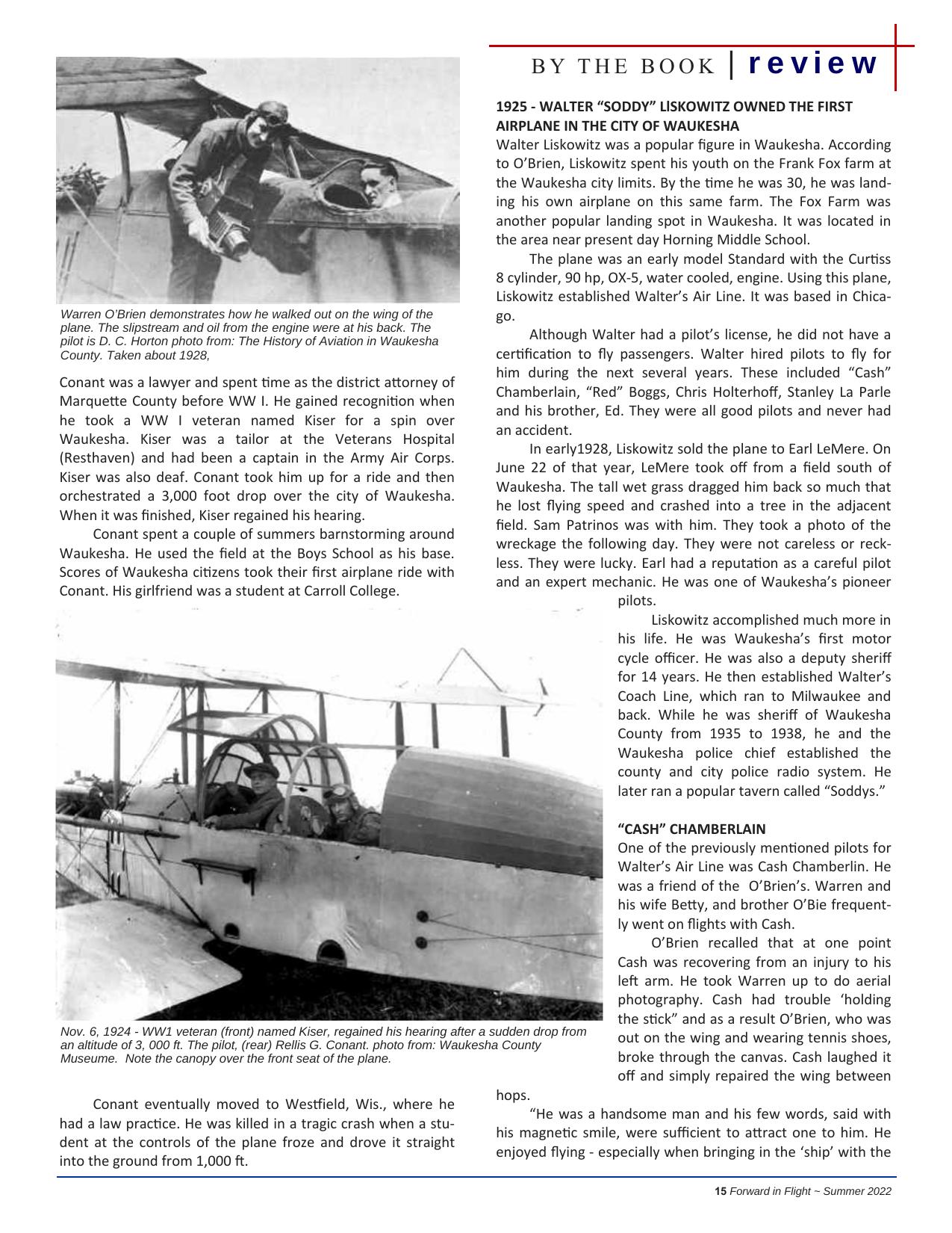 Forward in Flight - Summer 2022 -  Page15