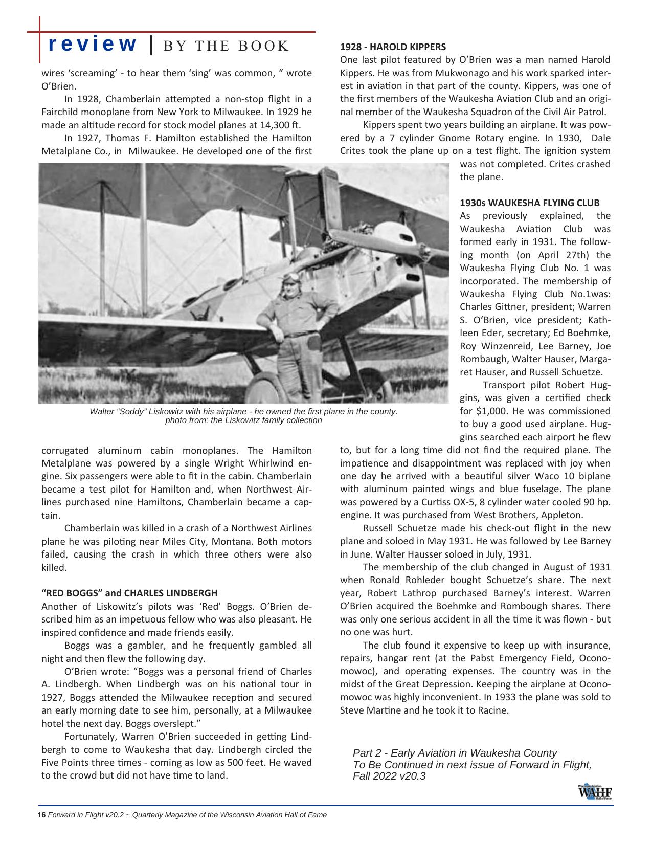 Forward in Flight - Summer 2022 -  Page16