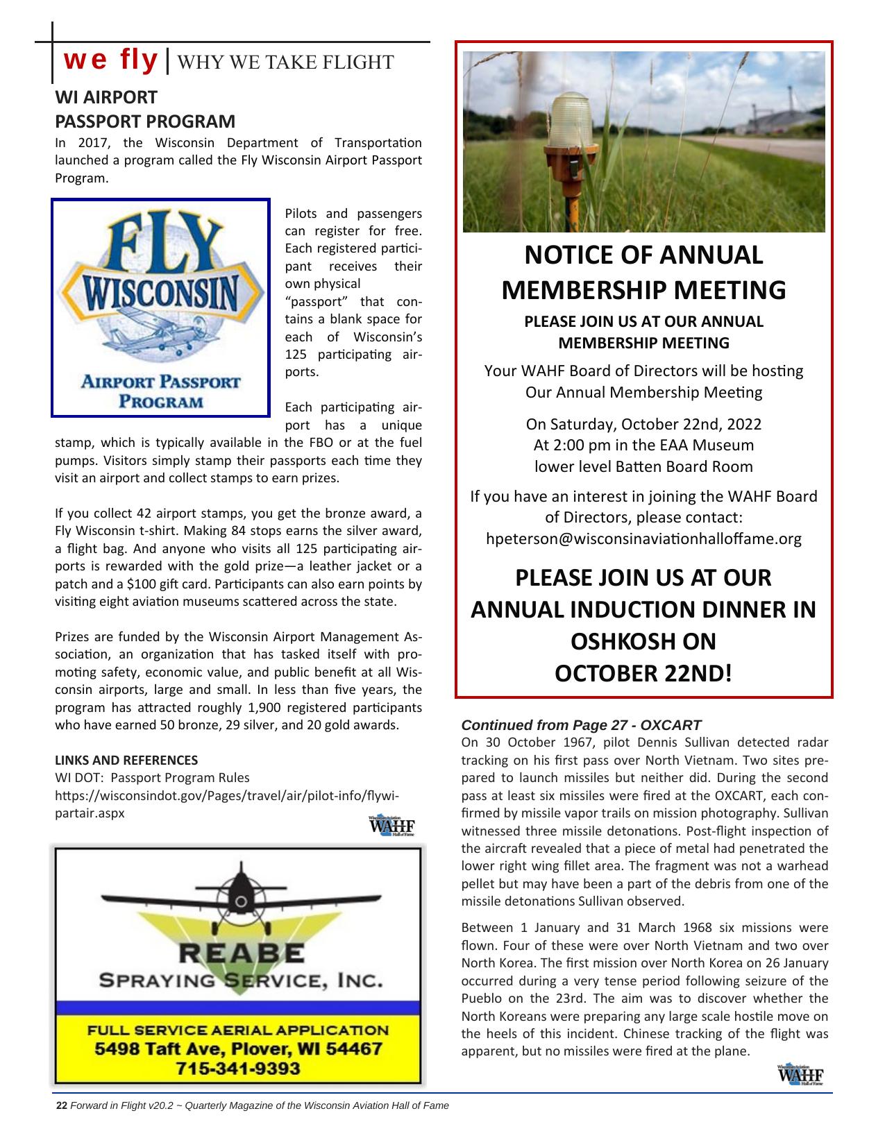 Forward in Flight - Summer 2022 -  Page22