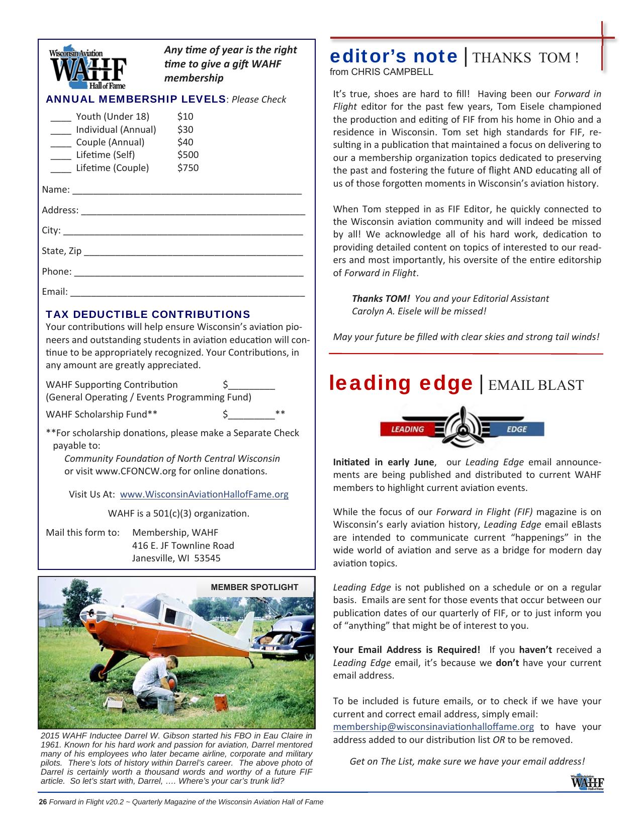 Forward in Flight - Summer 2022 -  Page26