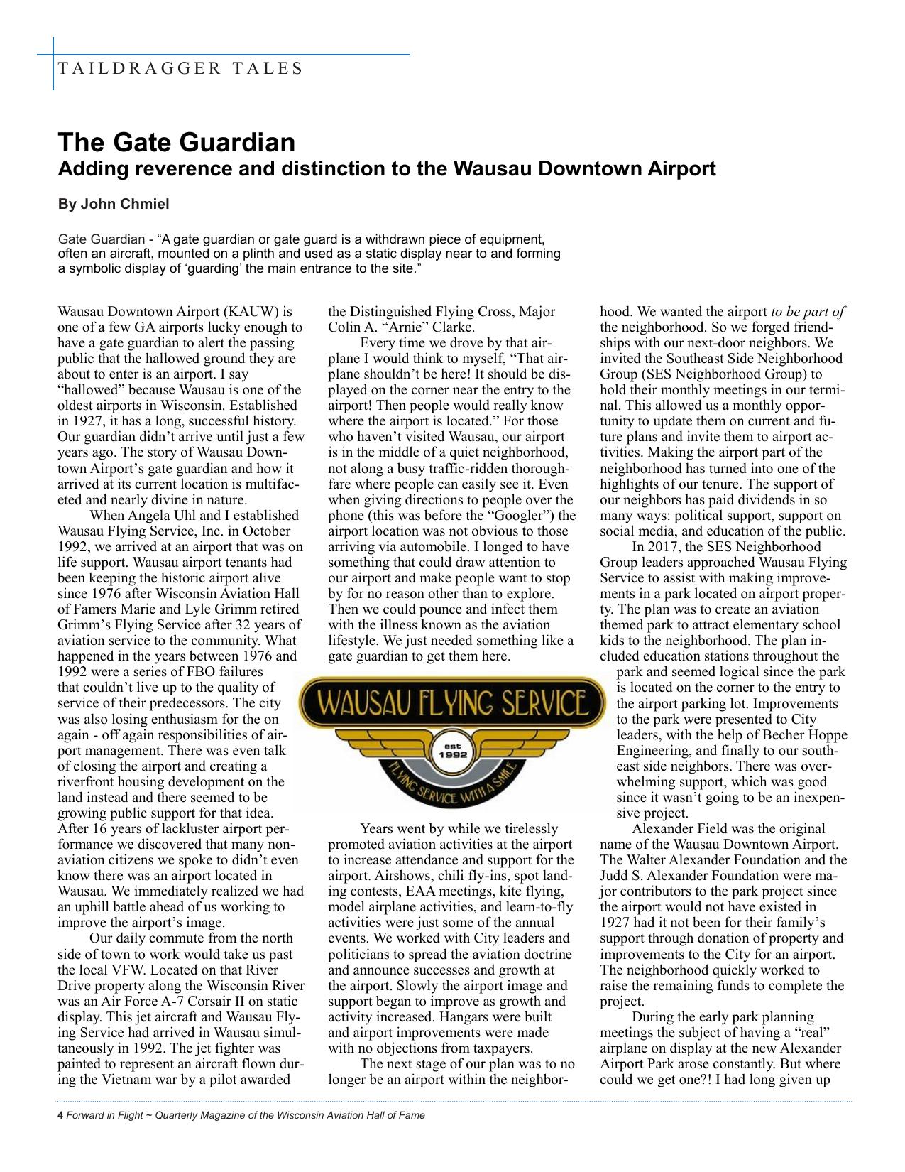 Forward in Flight - Winter 2023 -  Page6