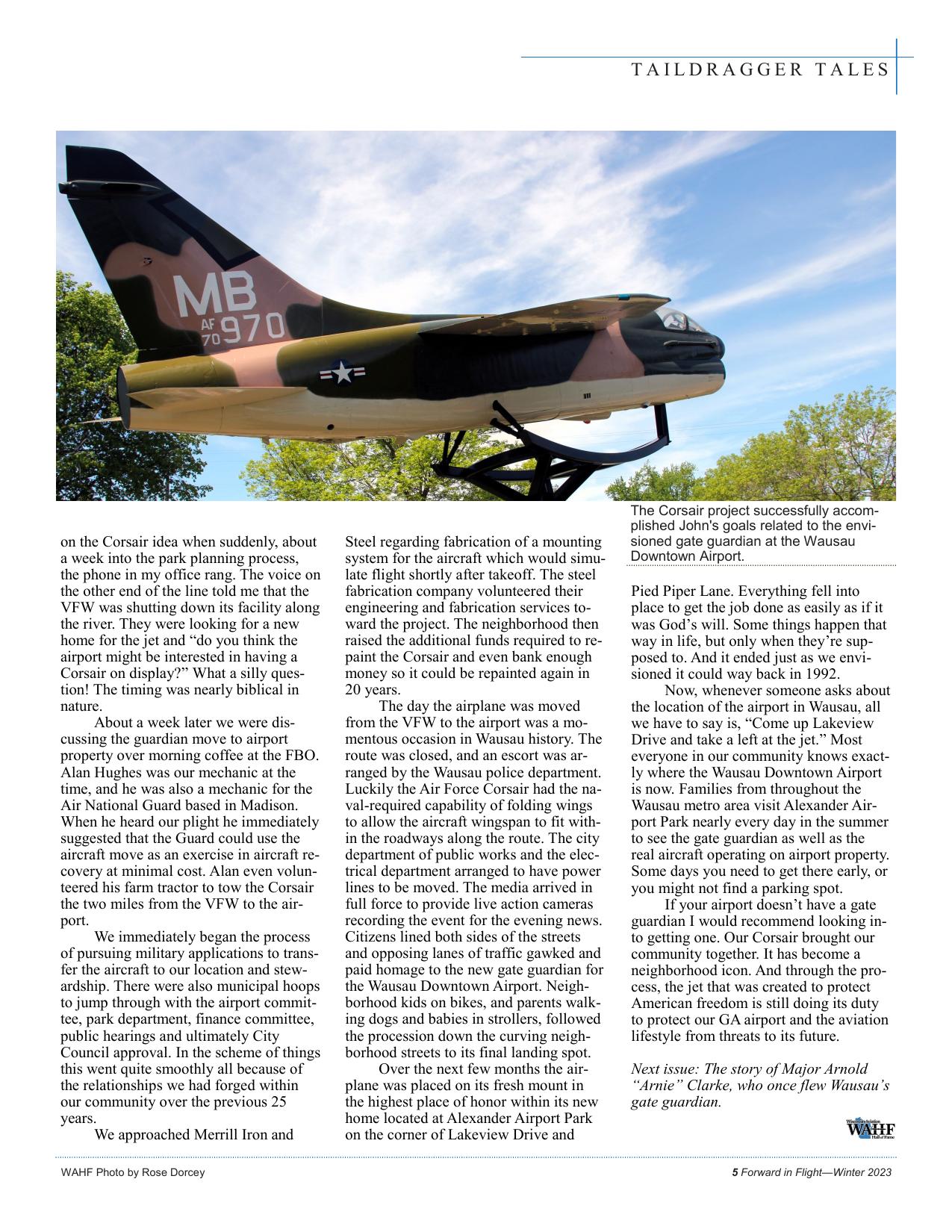 Forward in Flight - Winter 2023 -  Page7