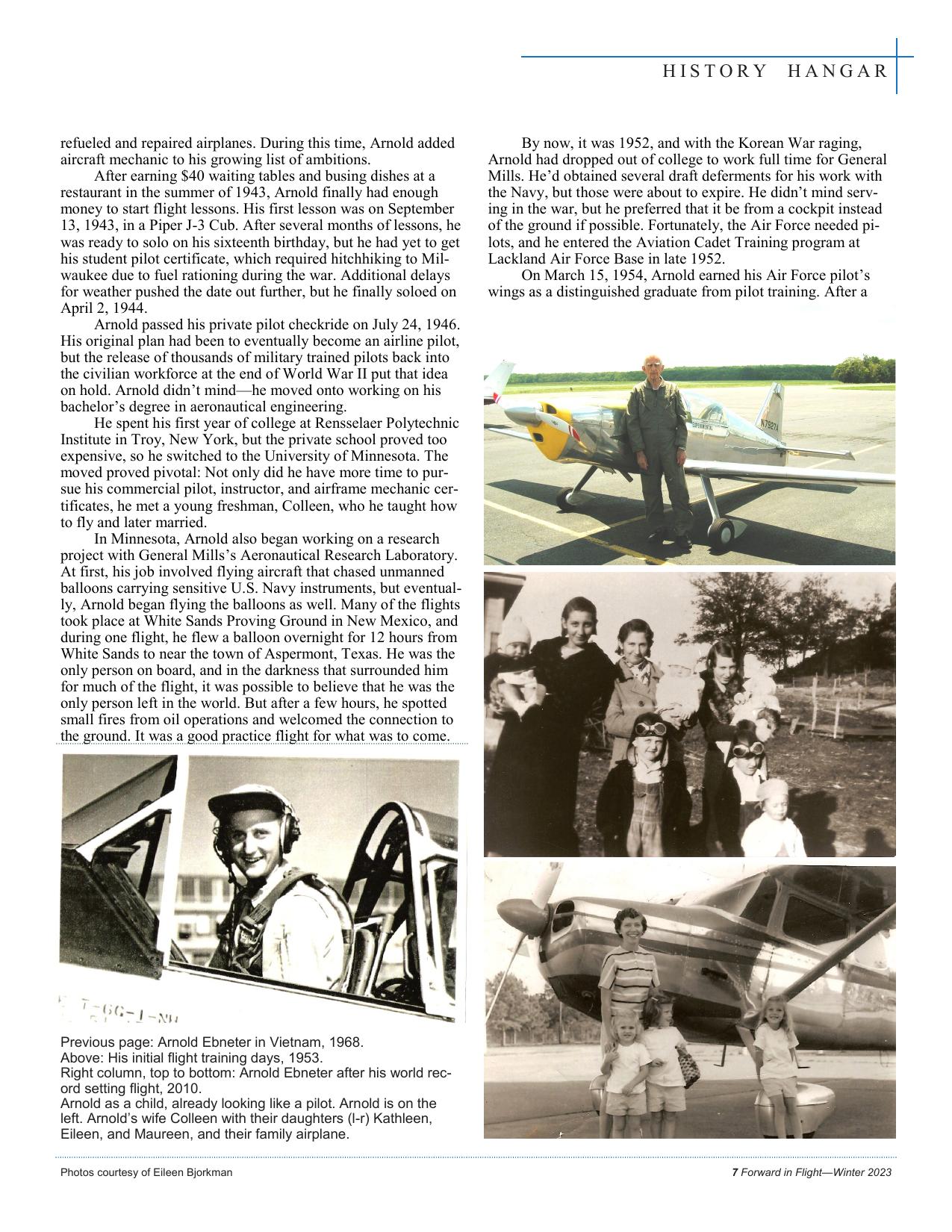 Forward in Flight - Winter 2023 -  Page9