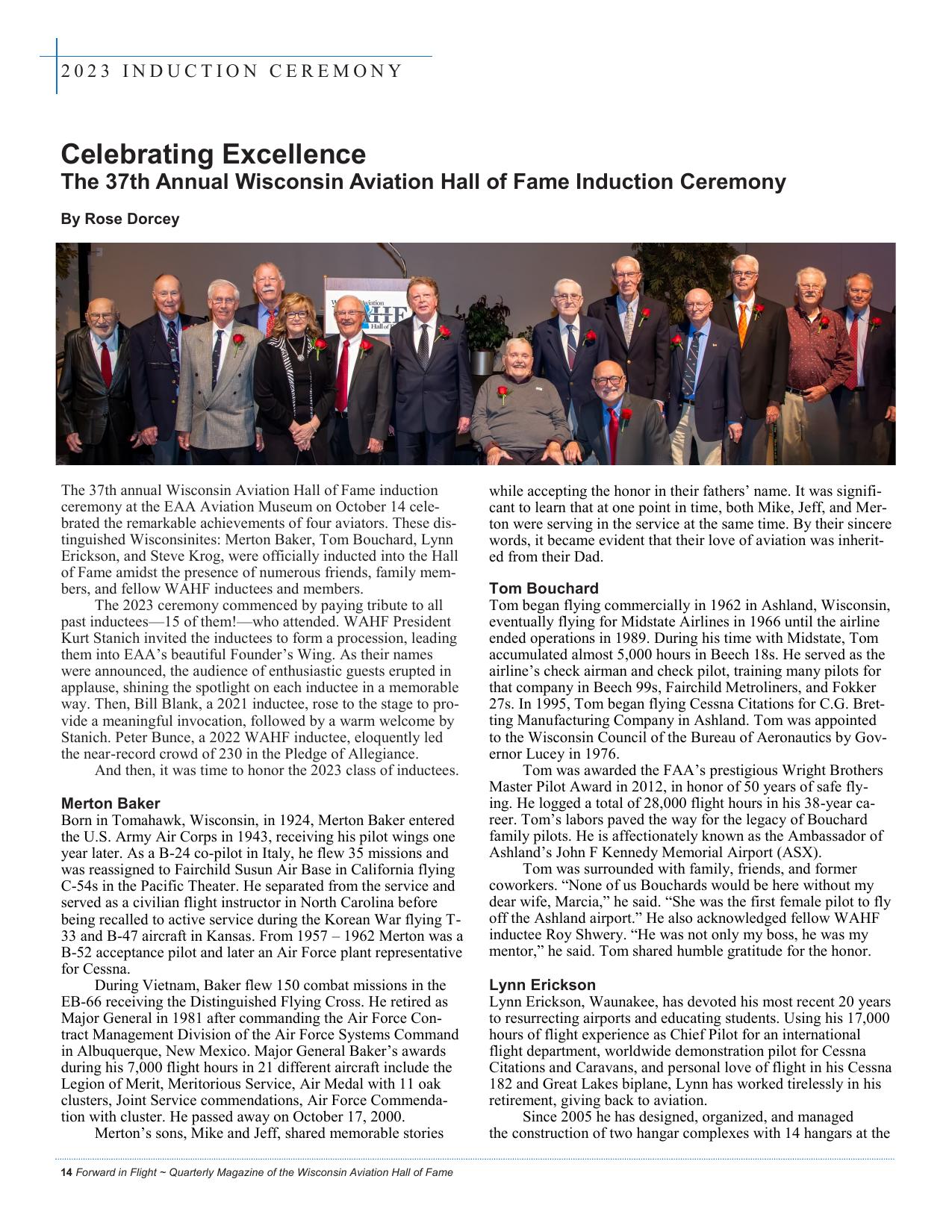 Forward in Flight - Winter 2023 -  Page16