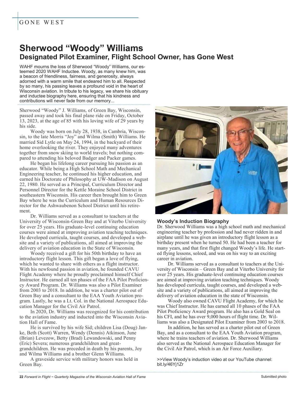 Forward in Flight - Winter 2023 -  Page24