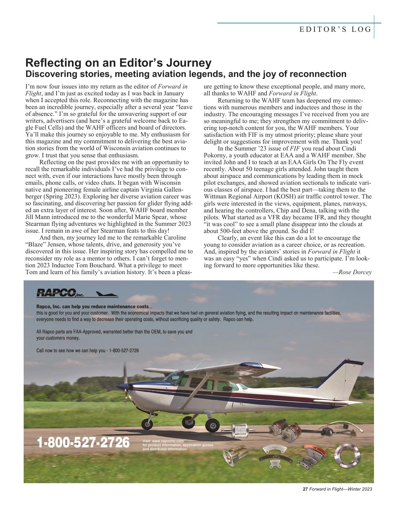 Forward in Flight - Winter 2023 -  Page29