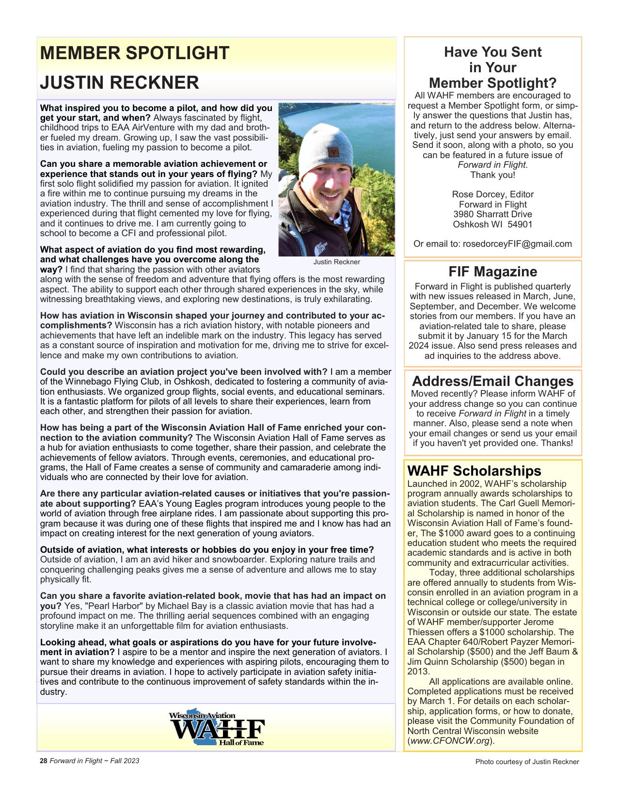 Forward in Flight - Winter 2023 -  Page30