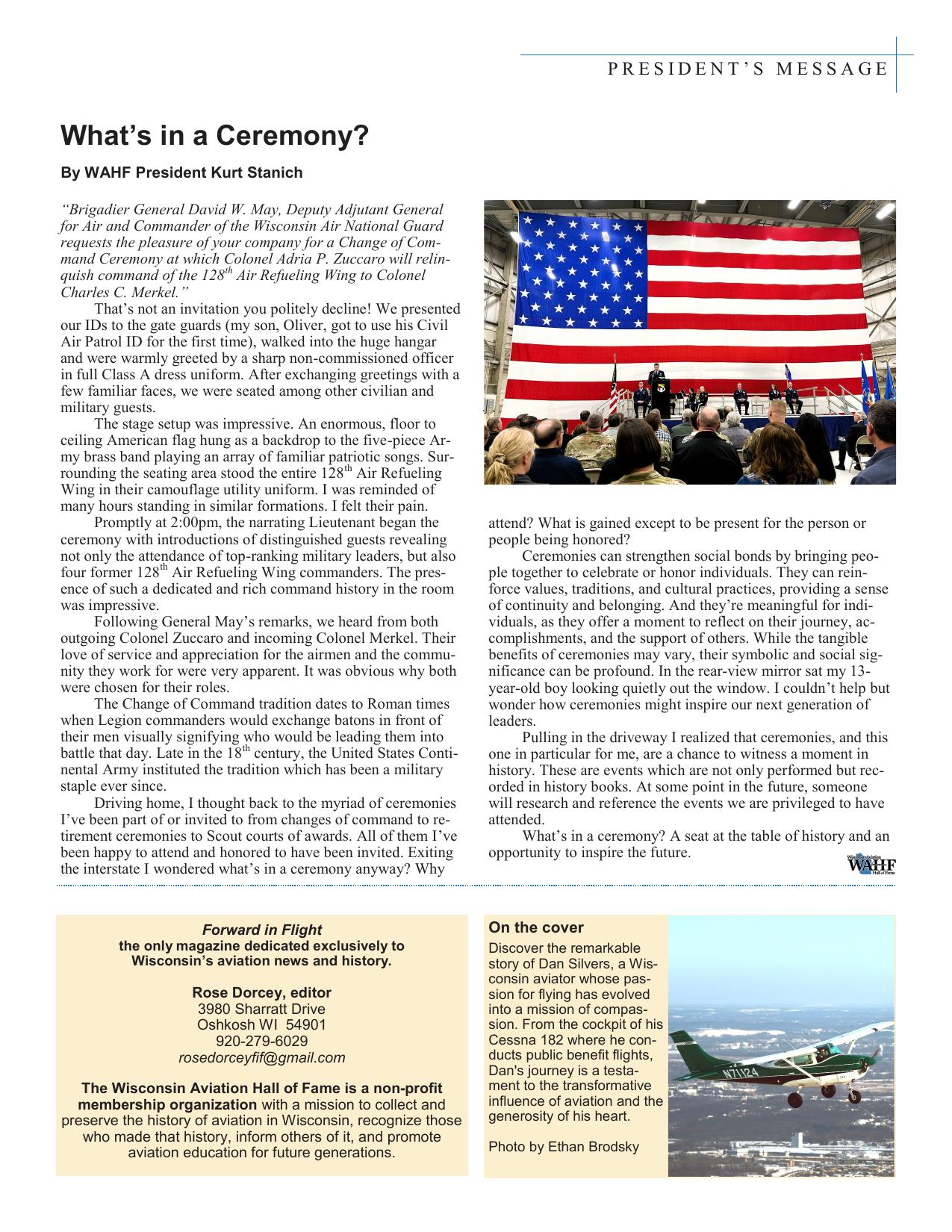 Forward in Flight - Spring 2024 -  Page3