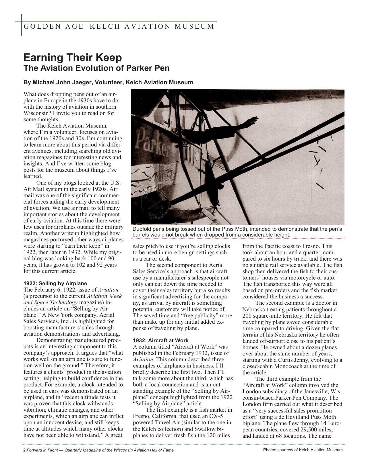 Forward in Flight - Spring 2024 -  Page4