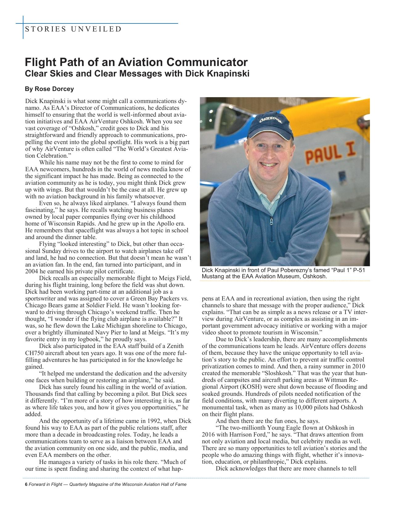 Forward in Flight - Spring 2024 -  Page8