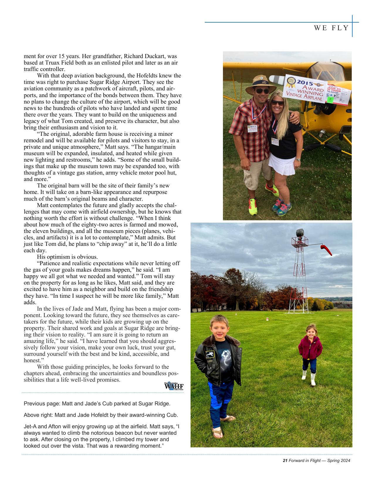 Forward in Flight - Spring 2024 -  Page23