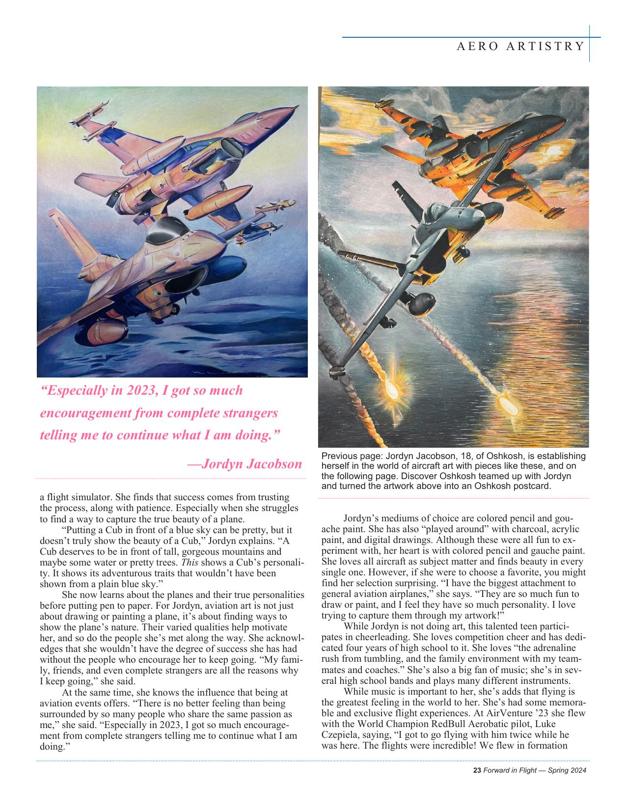 Forward in Flight - Spring 2024 -  Page25